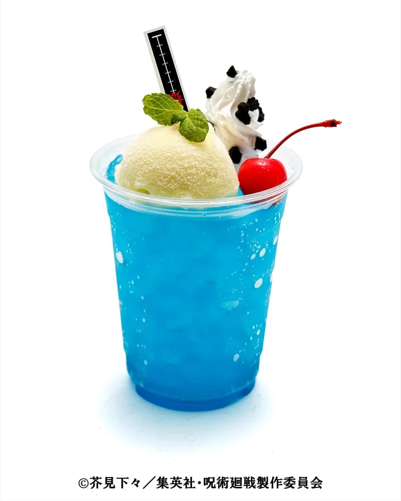 Kento Nanami and Satoru Gojo sparkling drink — Cursed Technique Lapse: Blue ver., at JUJUTSU KAISEN WORLD