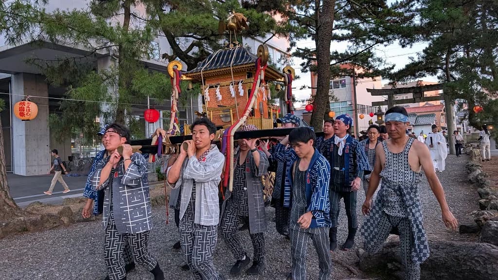 Mikoshi togyo, Toyohashi Gion Festival, Toyohashi, Aichi