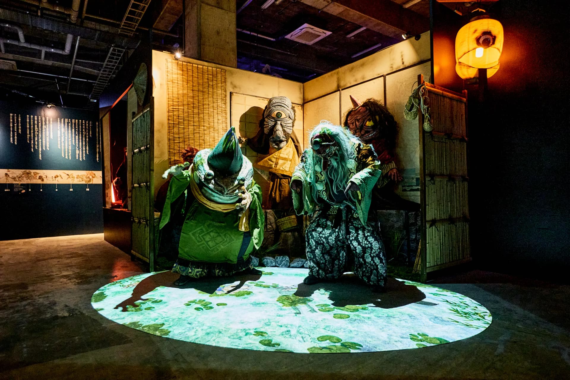 Yokai Figures at the "Yokai Immersive Experience Exhibition"
