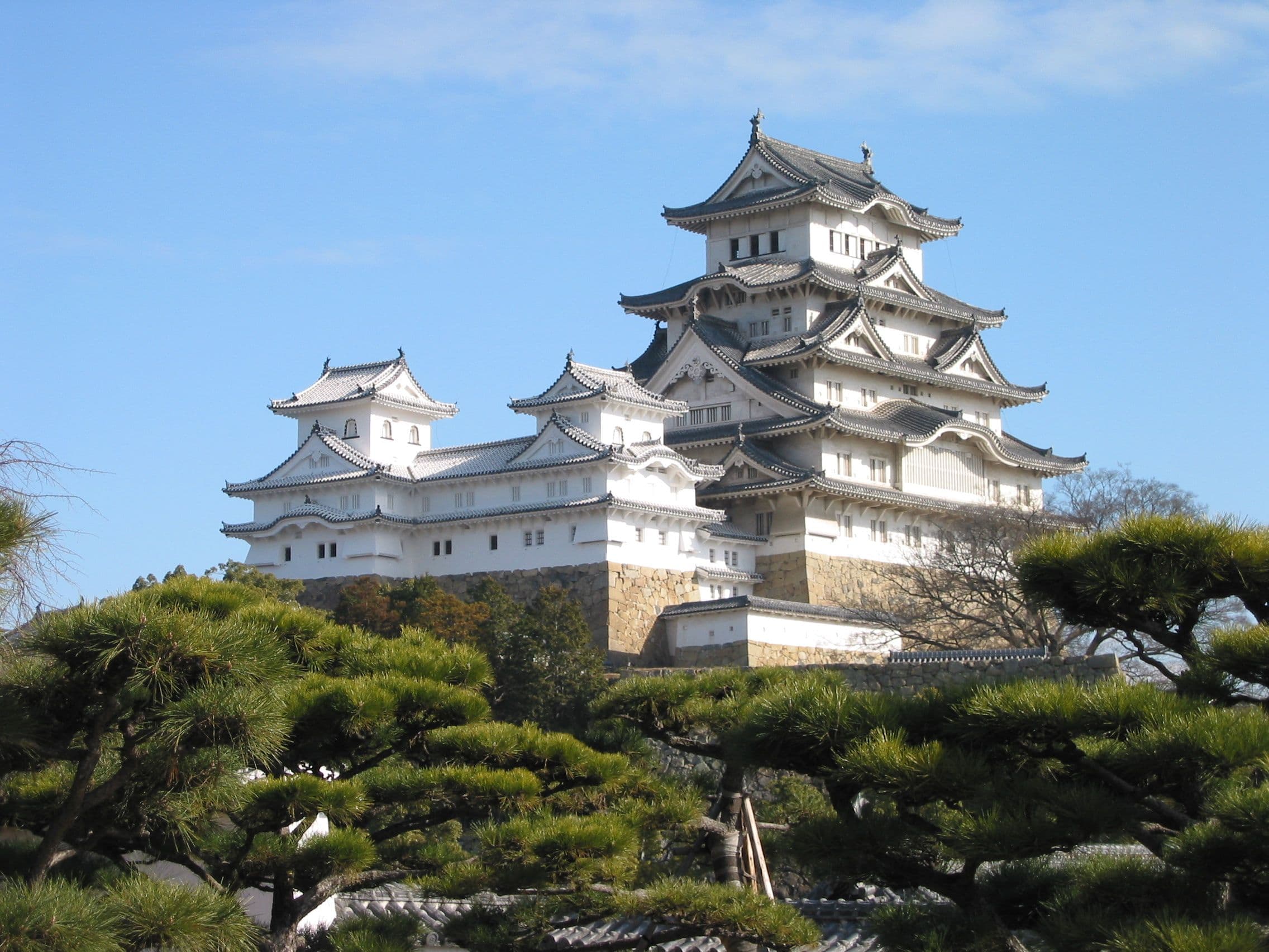 Himeji Castle, a World Heritage Site in Hyōgo Prefecture, is the most visited castle in Japan.