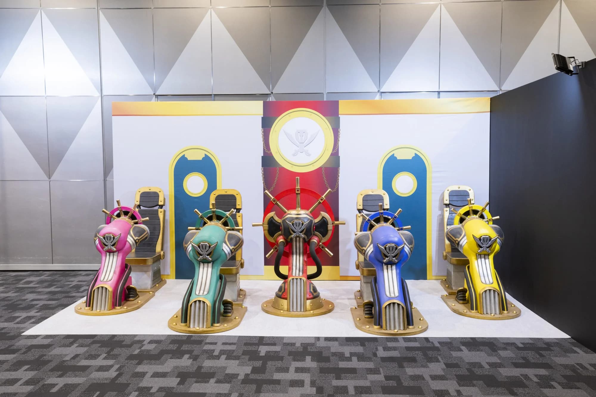A recreation of the Gokai Galleon bridge from Kaizoku Sentai Gokaiger