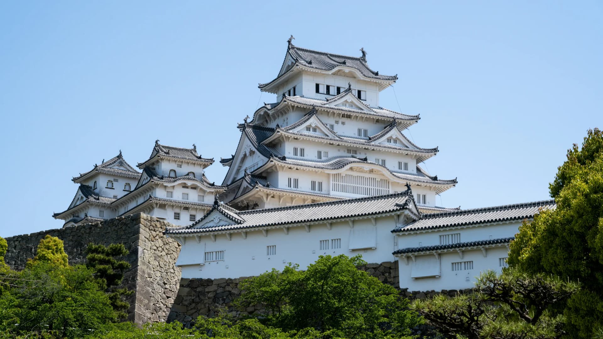 Himeji Castle in Himeji, Hyogo