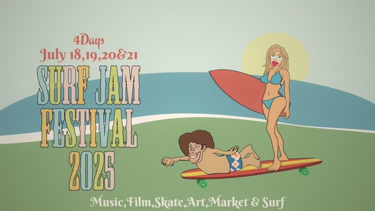 SURF JAM FESTIVAL 2025 - Key Visual
