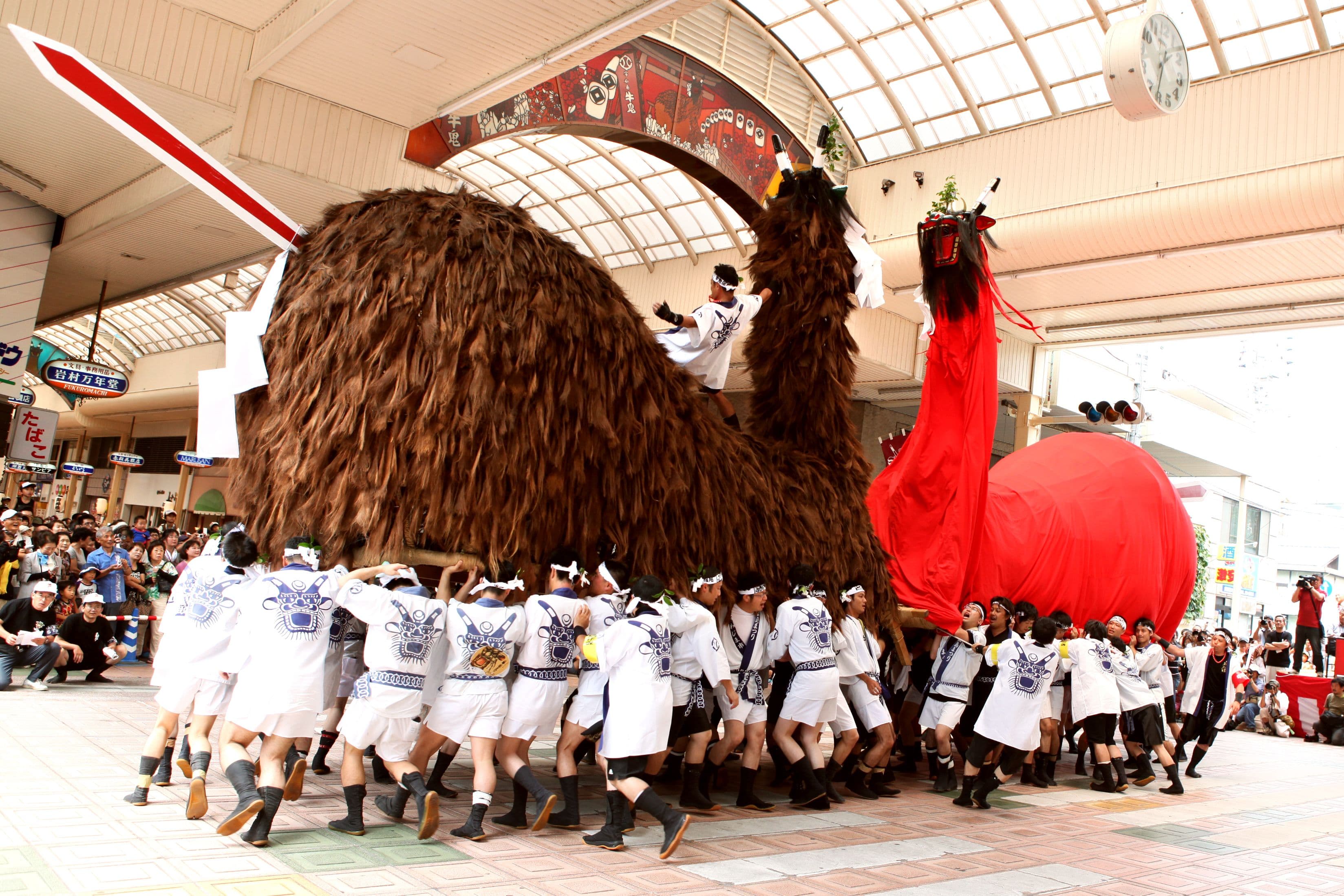 Warei Taisai Uwajima Ushi-Oni Festival, Uwajima City, Ehime Prefecture