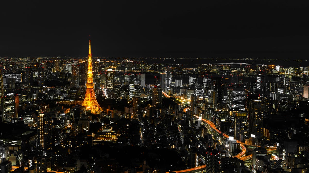 Tokyo Skyline at Night