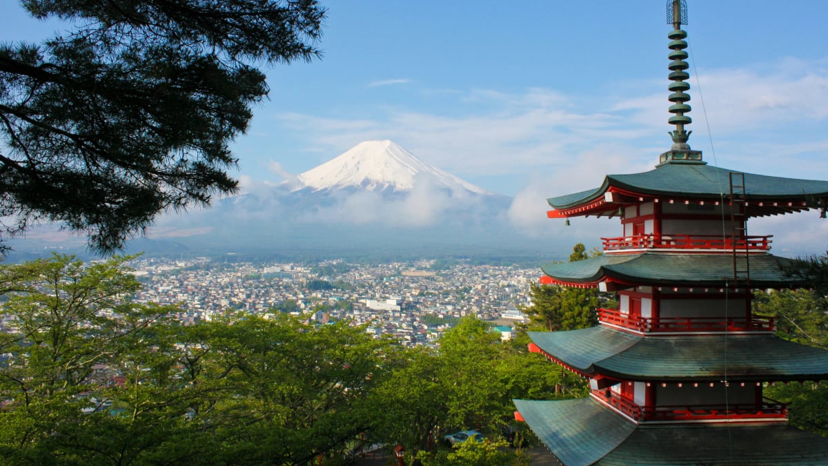 Mt. Fuji View from Fujiyoshida, Yamanashi