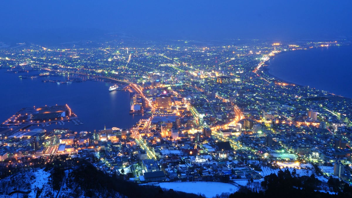 Hakodate City Night View from Mount Hakodate