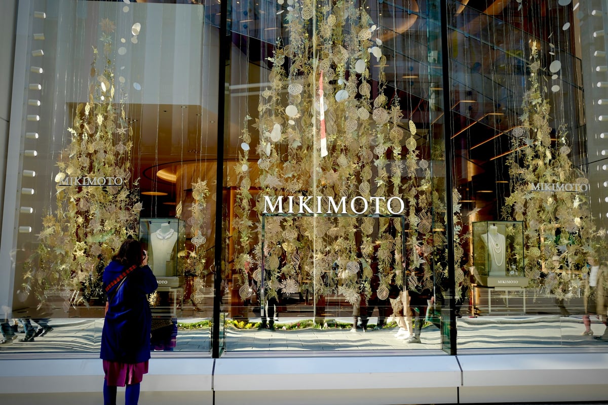 Mikimoto Exterior in Ginza