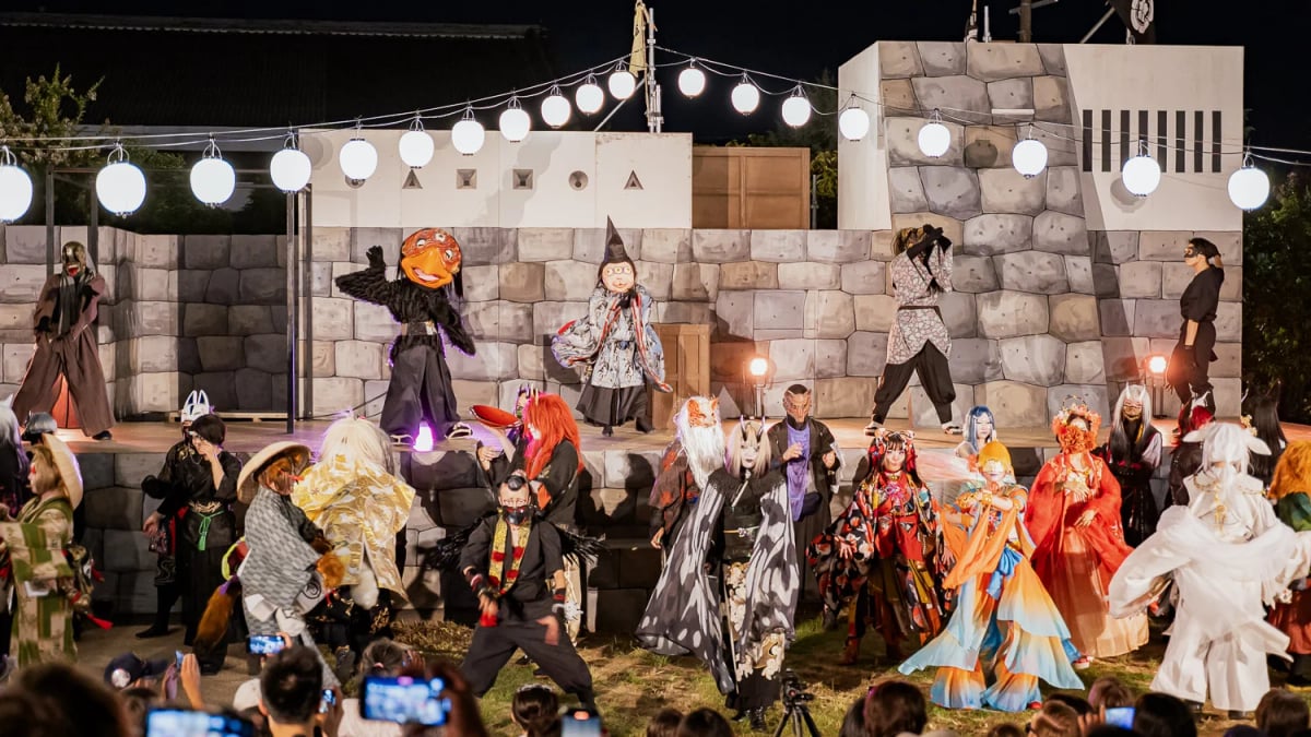 Yokai Creatures at the Kaikai YOKAI Festival, Toei Kyoto Studio Park