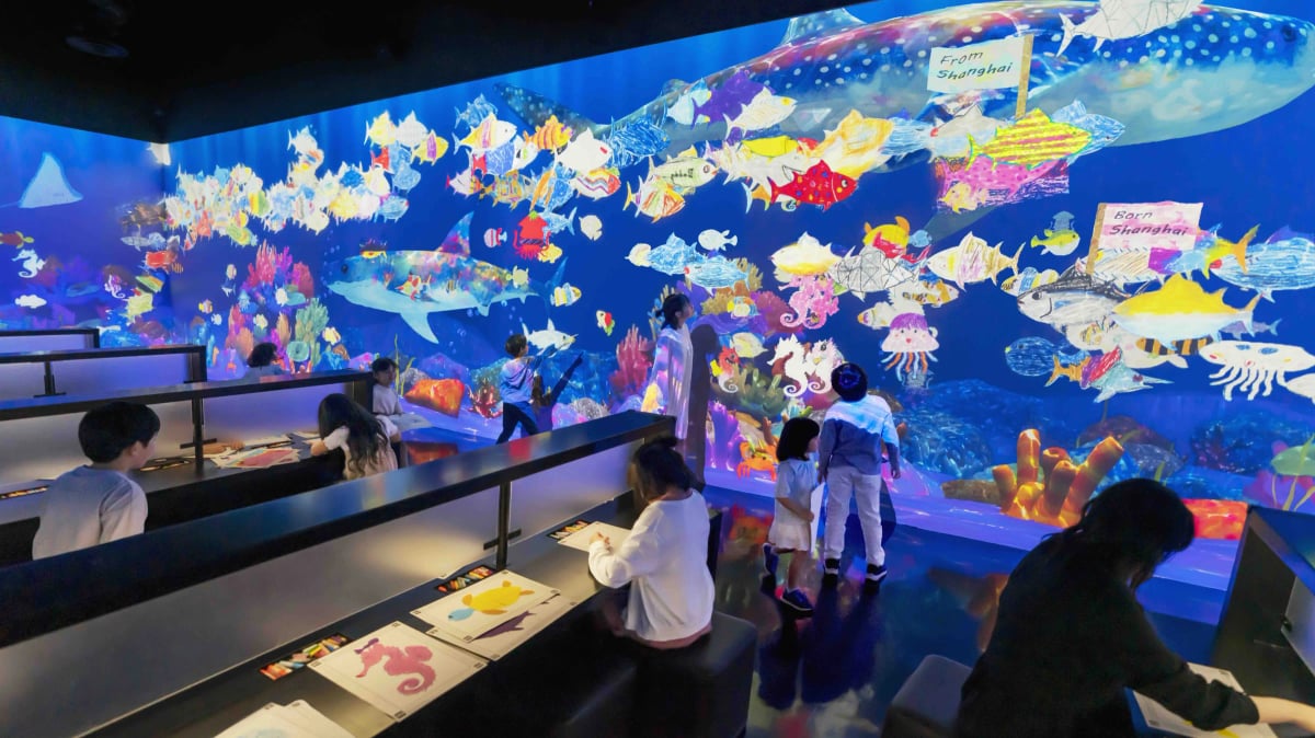 Sketch Aquarium by teamLab