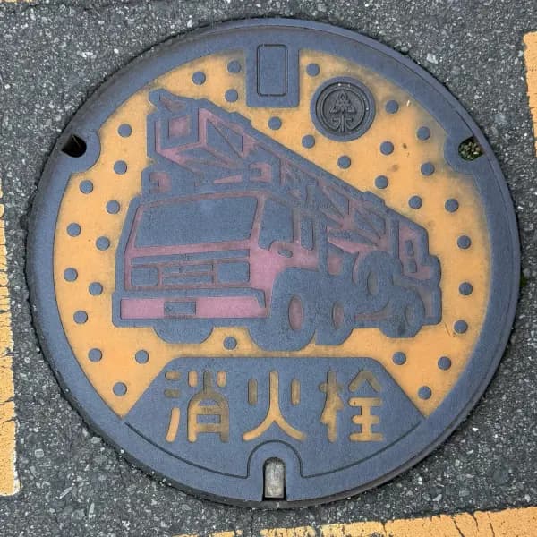 Manhole Design in Fukuoka