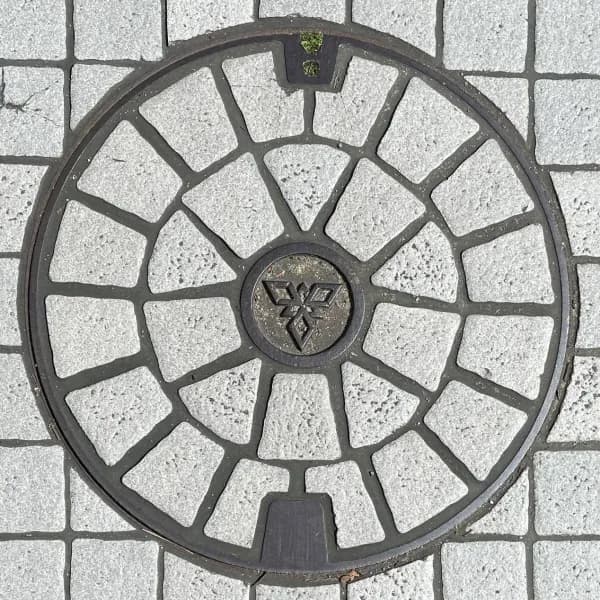 Manhole Design in Fukuoka