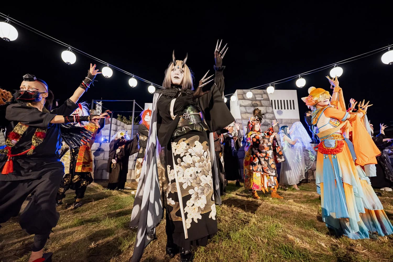 Dancing Yokai at the Kaikai YOKAI Festival, Toei Kyoto Studio Park