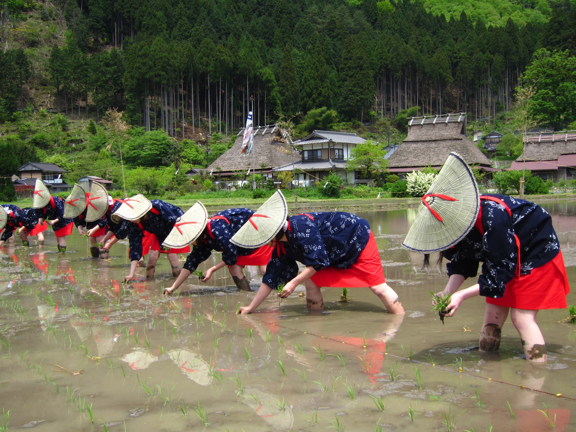 Rice Planting Festival “Otaue”, Kayabuki no Sato