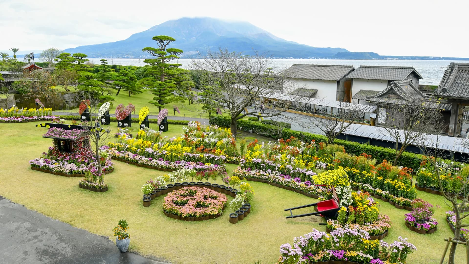 Chrysanthemum Festival at Sengan-en, Kagoshima