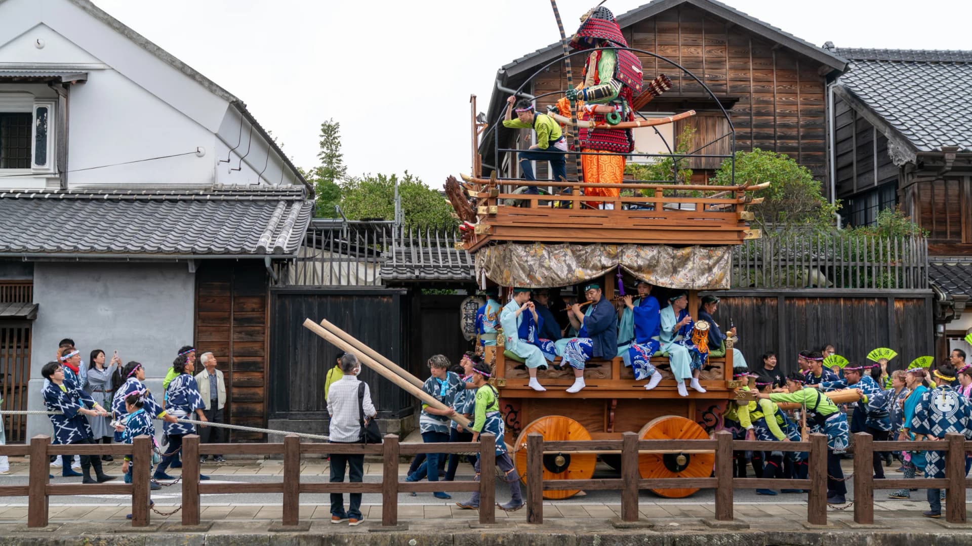 Sawara Grand Festival – Float by the Canal, Katori