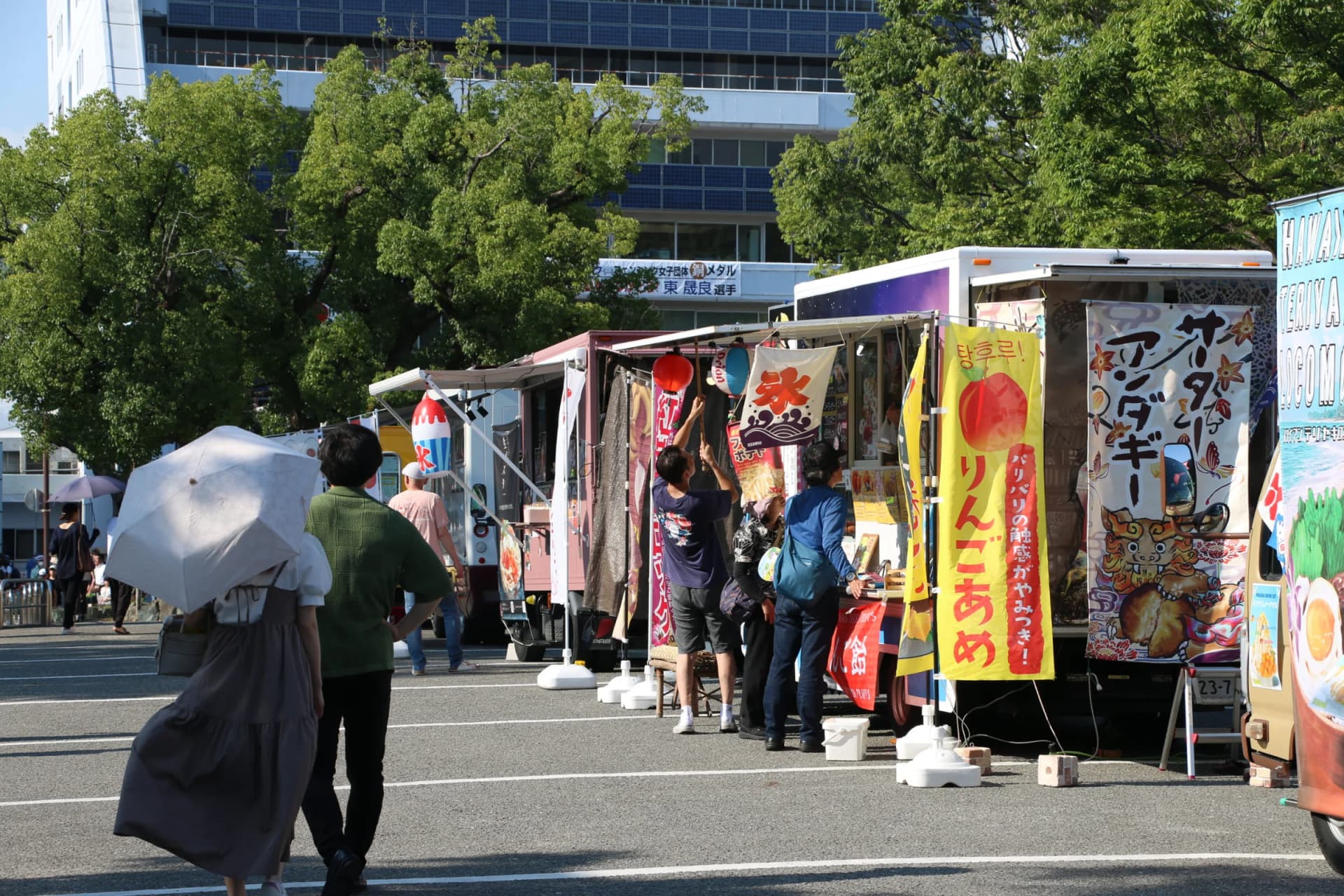 Kishu Odori "Bundara-bushi" – Festival Stall Lane, Wakayama, Wakayama