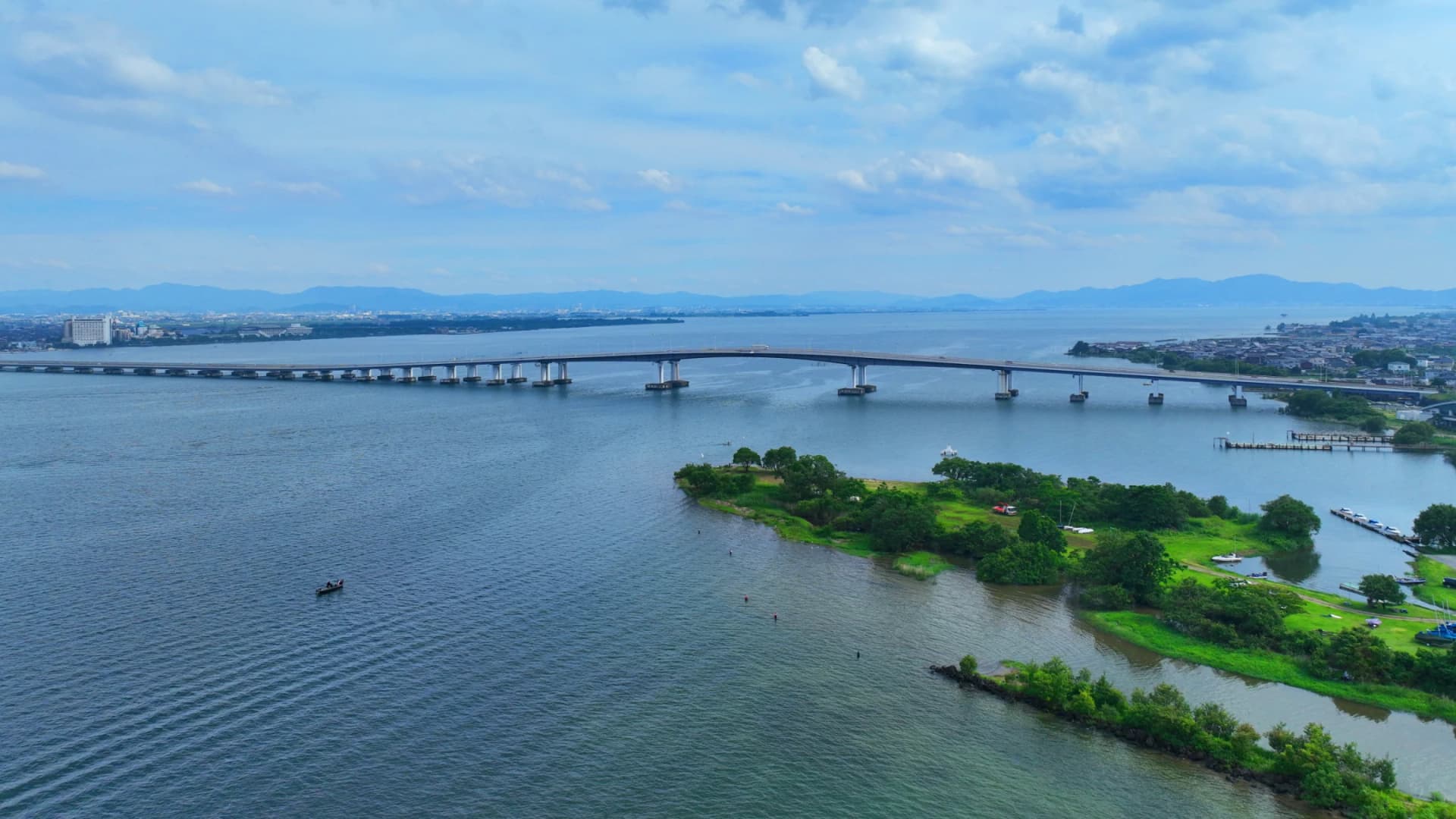 Lake Biwa Ohashi Bridge, Otsu, Shiga