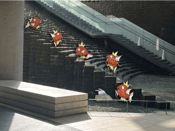 Pokémon photo spot featuring Magikarp