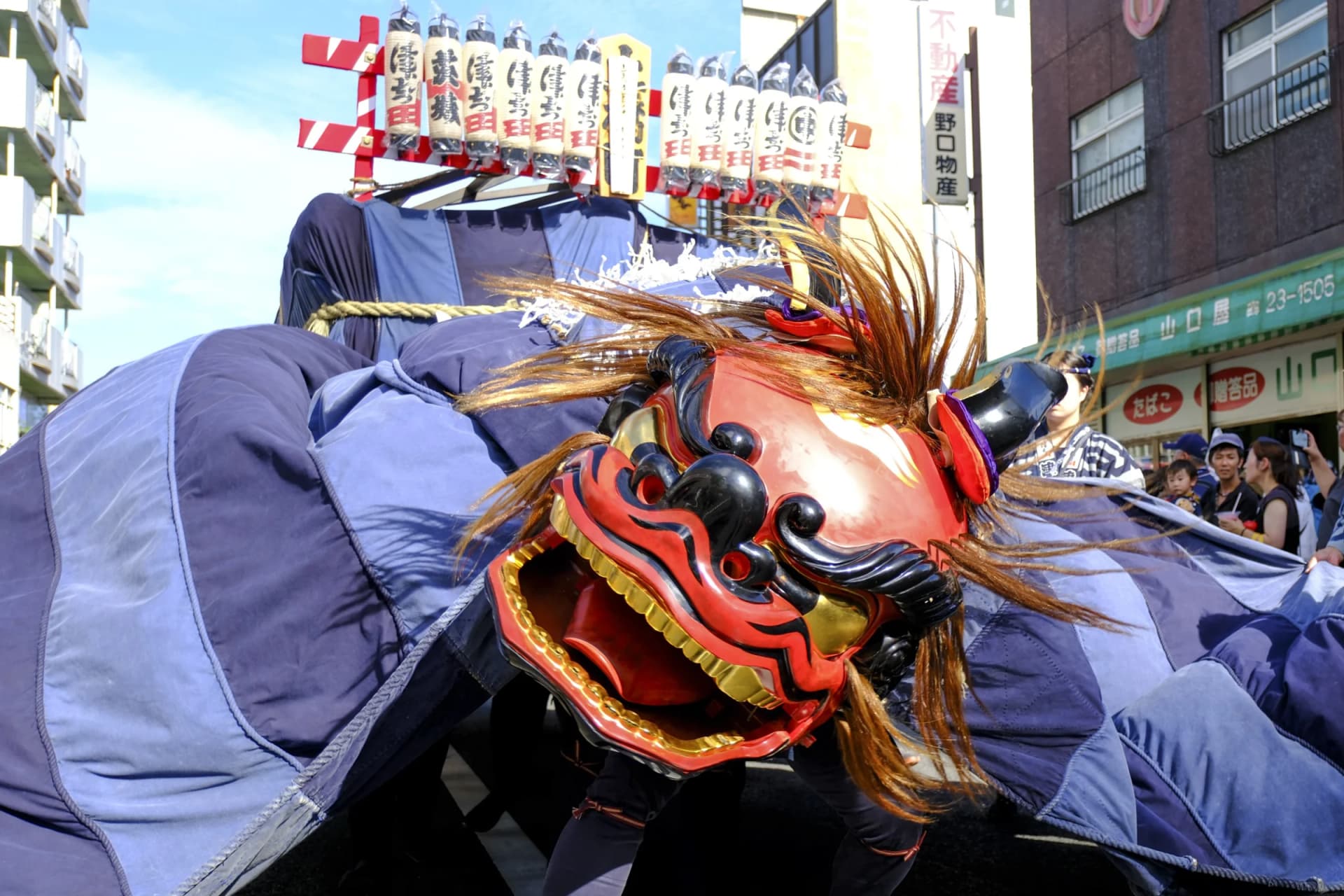 Horojishi lion head, Ishioka, Ibaraki