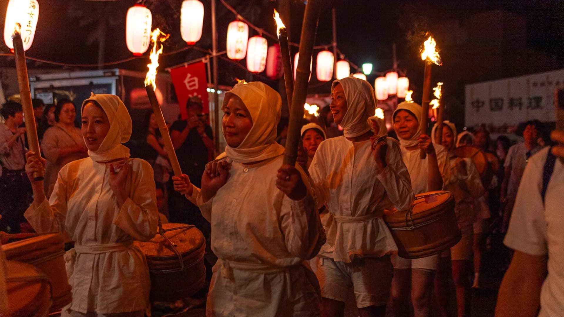 Shirahama Ama Festival – Torch Procession, Minamiboso