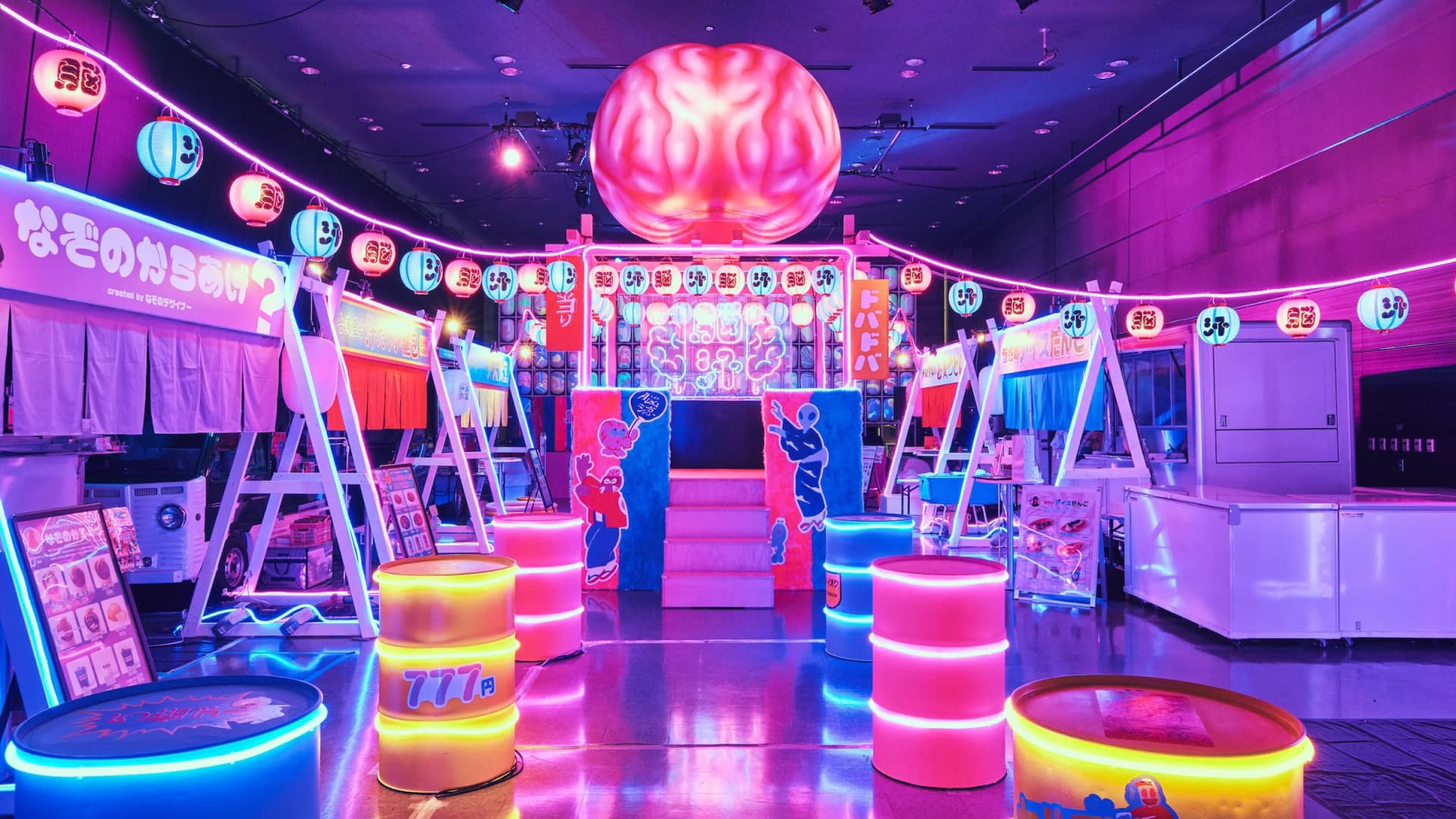 Interior view of a previous Noujiru Yokocho edition at Bellesalle Akihabara