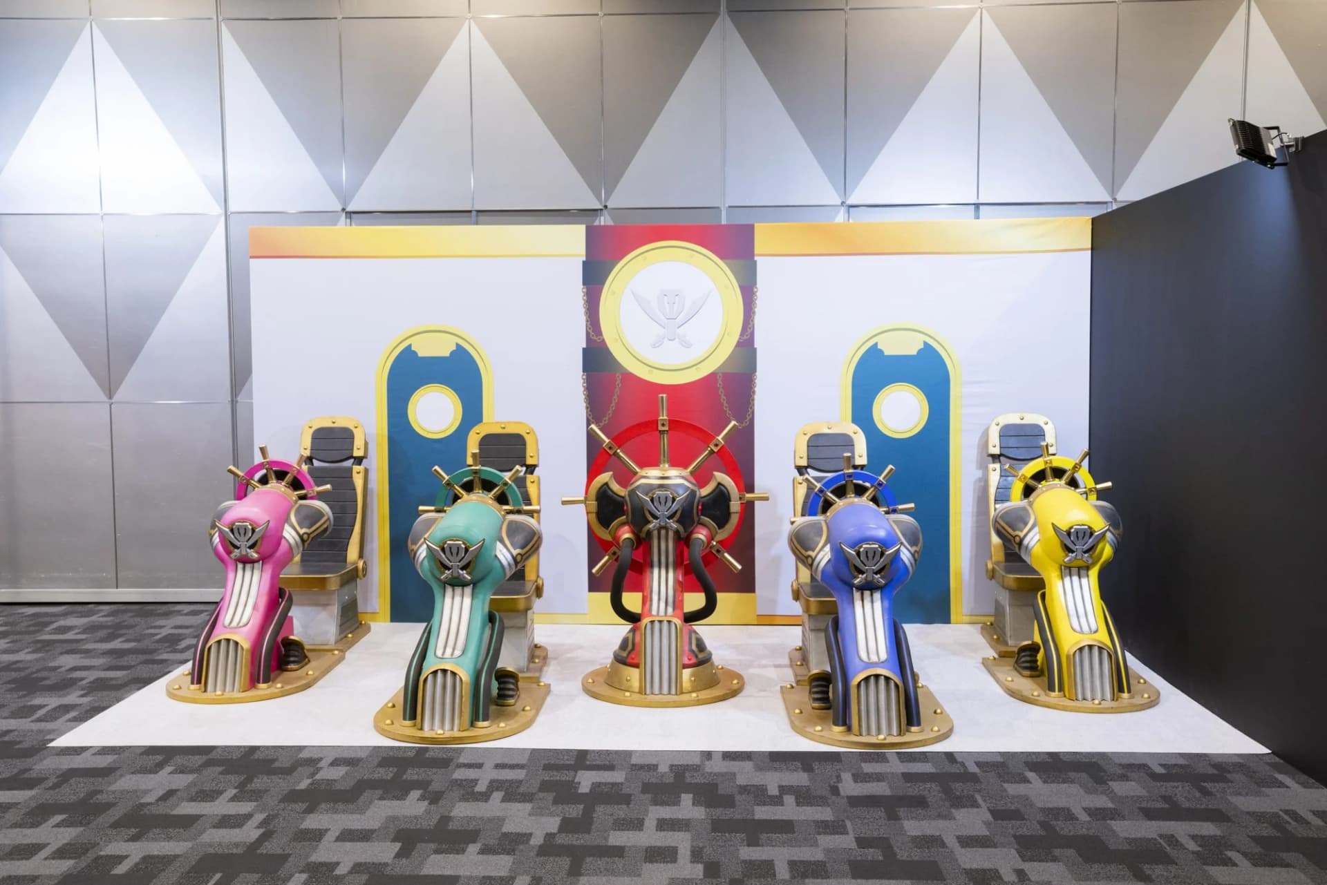 A recreation of the Gokai Galleon bridge from Kaizoku Sentai Gokaiger