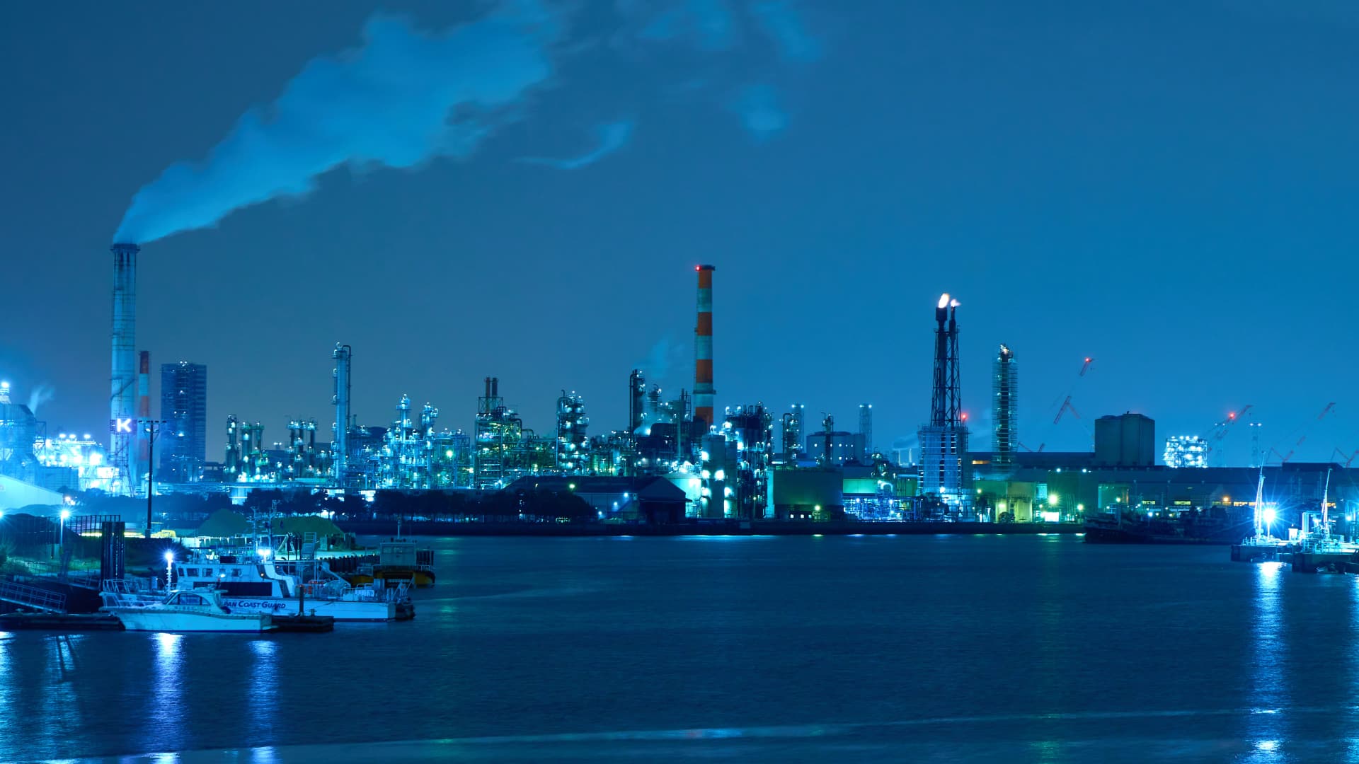 Kawasaki Industrial Night View, Kanagawa