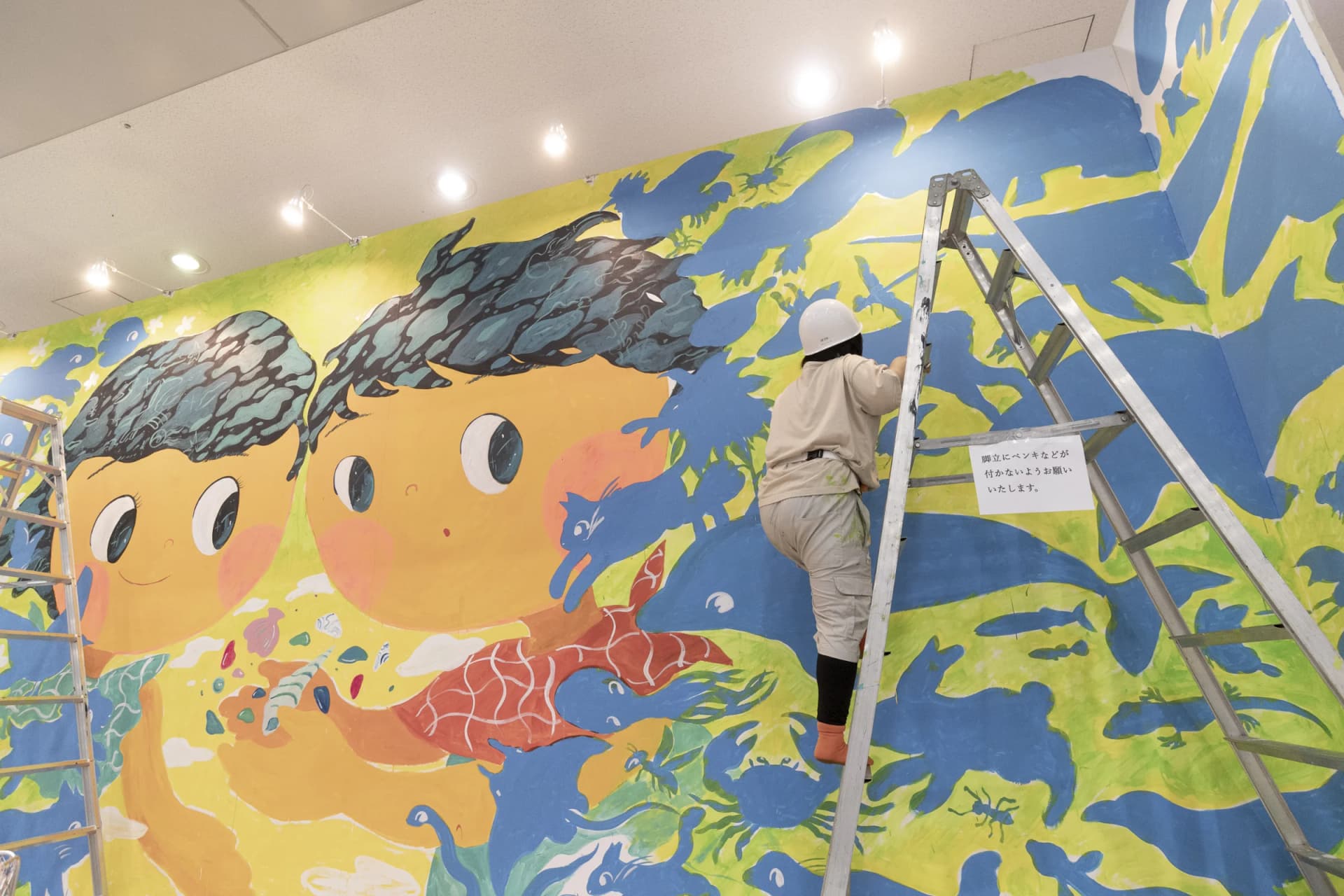 The Live Painting Area at Design Festa