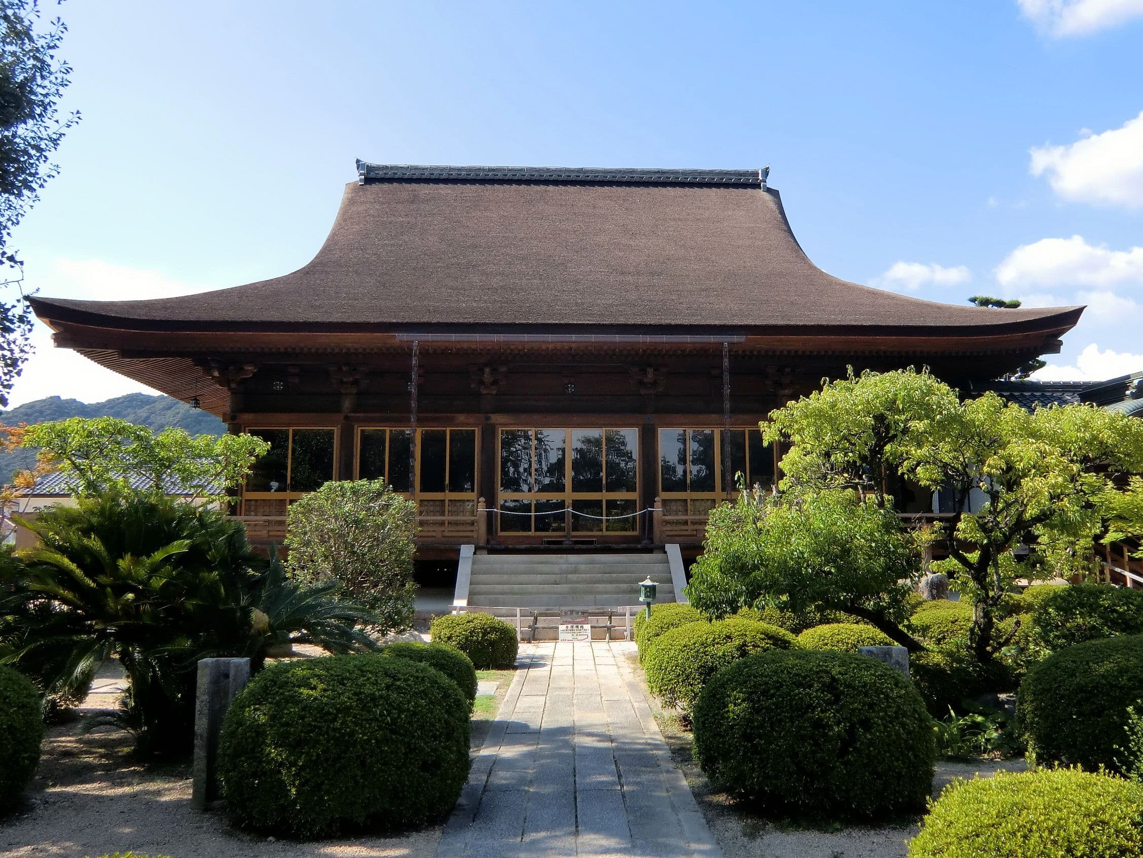 The main hall of Ryupuku-ji Temple, Yamaguchi