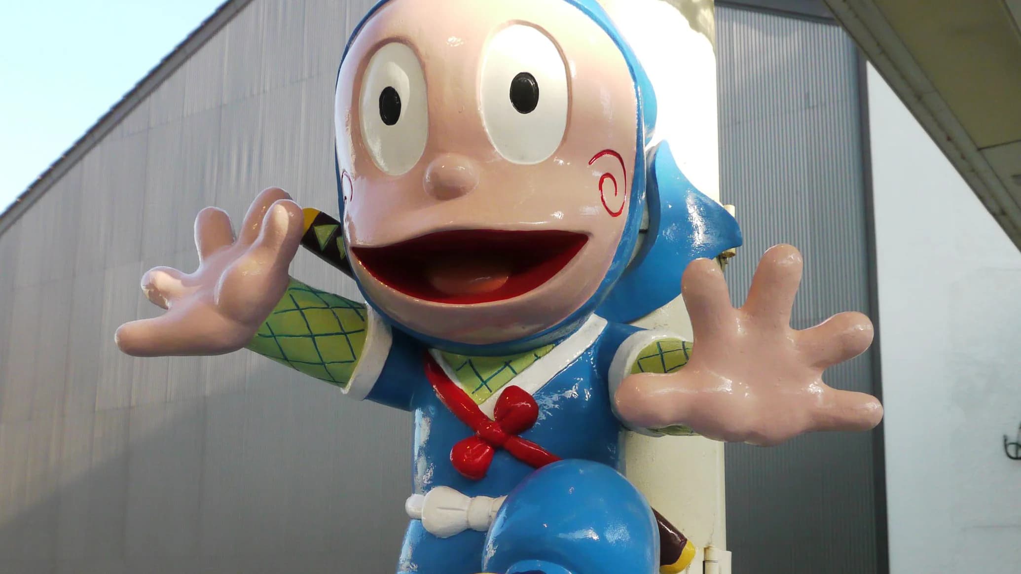 Hattori-kun - Monument on the Manga Road in Himi