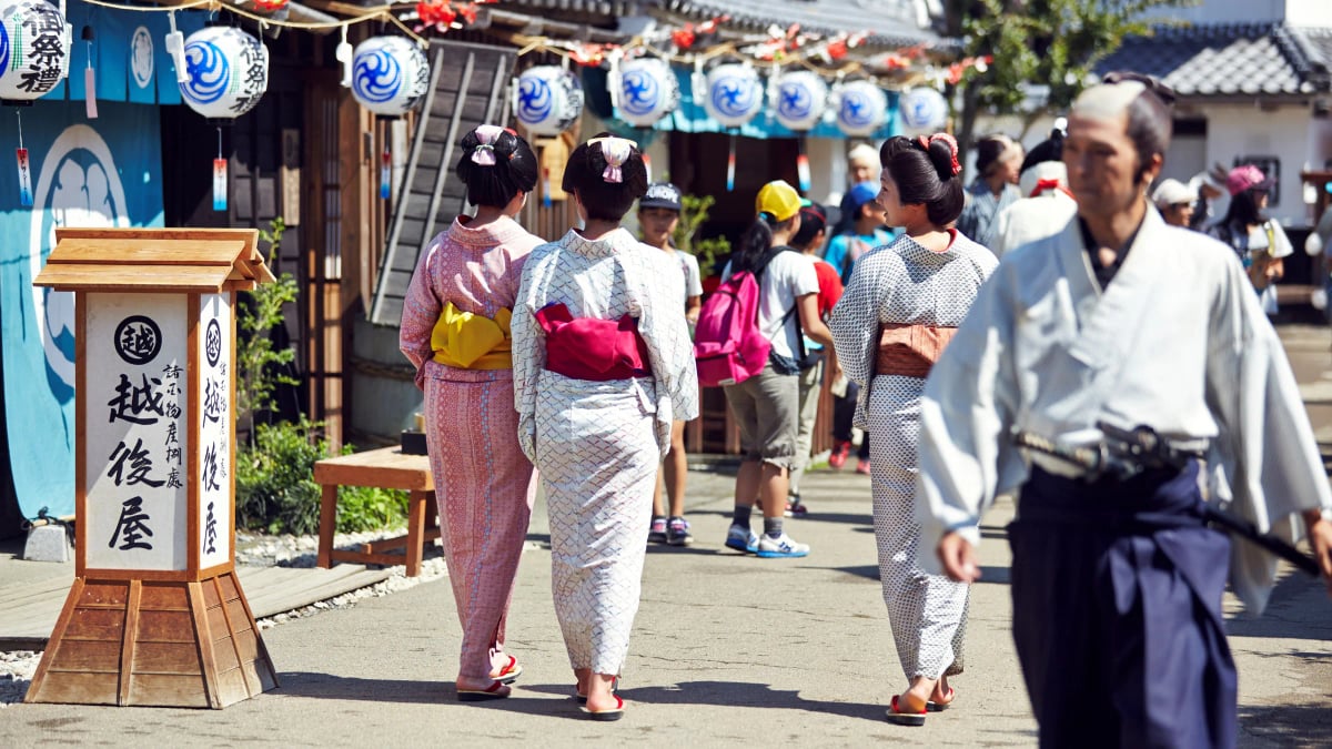 Street at Edo Wonderland Nikko Edomura