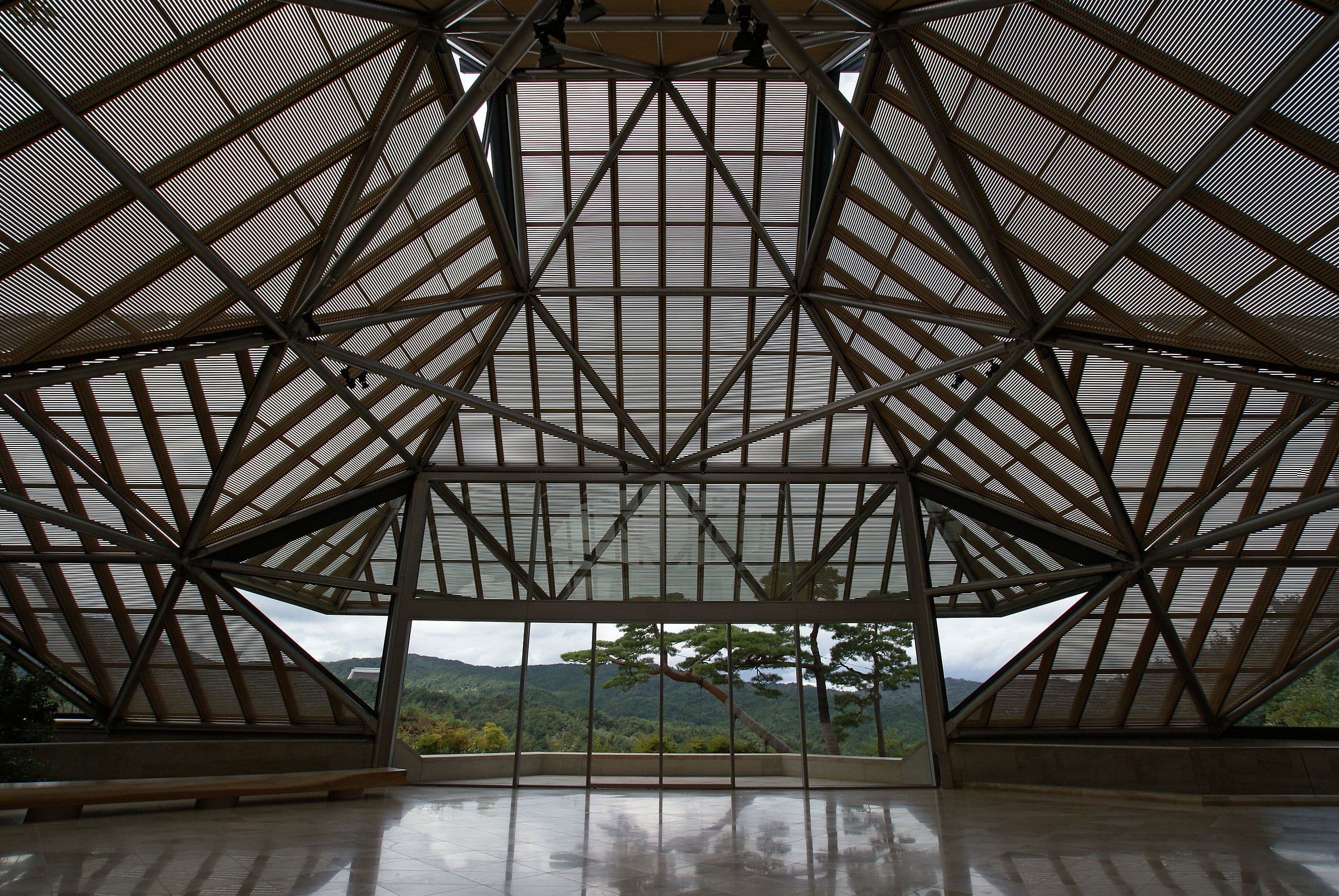 Entrance hall of the Miho Museum in Kōka, Shiga