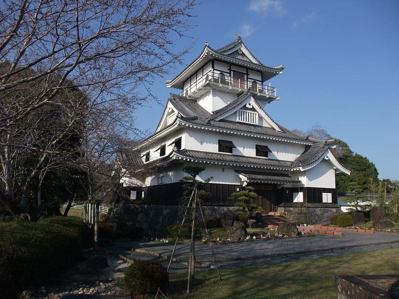 Gassanhiwa Castle in Miyakonojo, Miyazaki