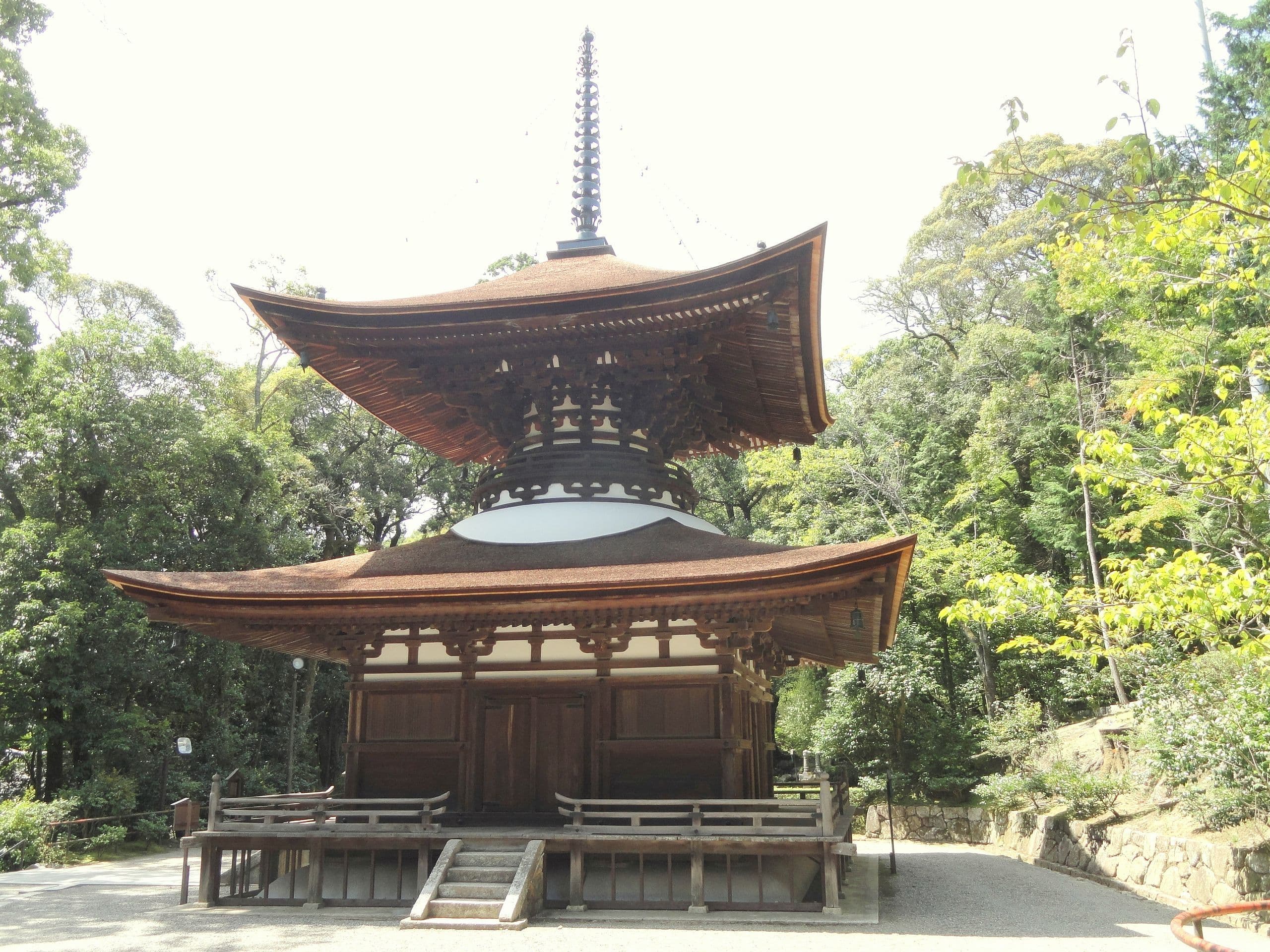 Tahōtō: Two-Story Pagoda at Ishiyama-dera temple in Otsu