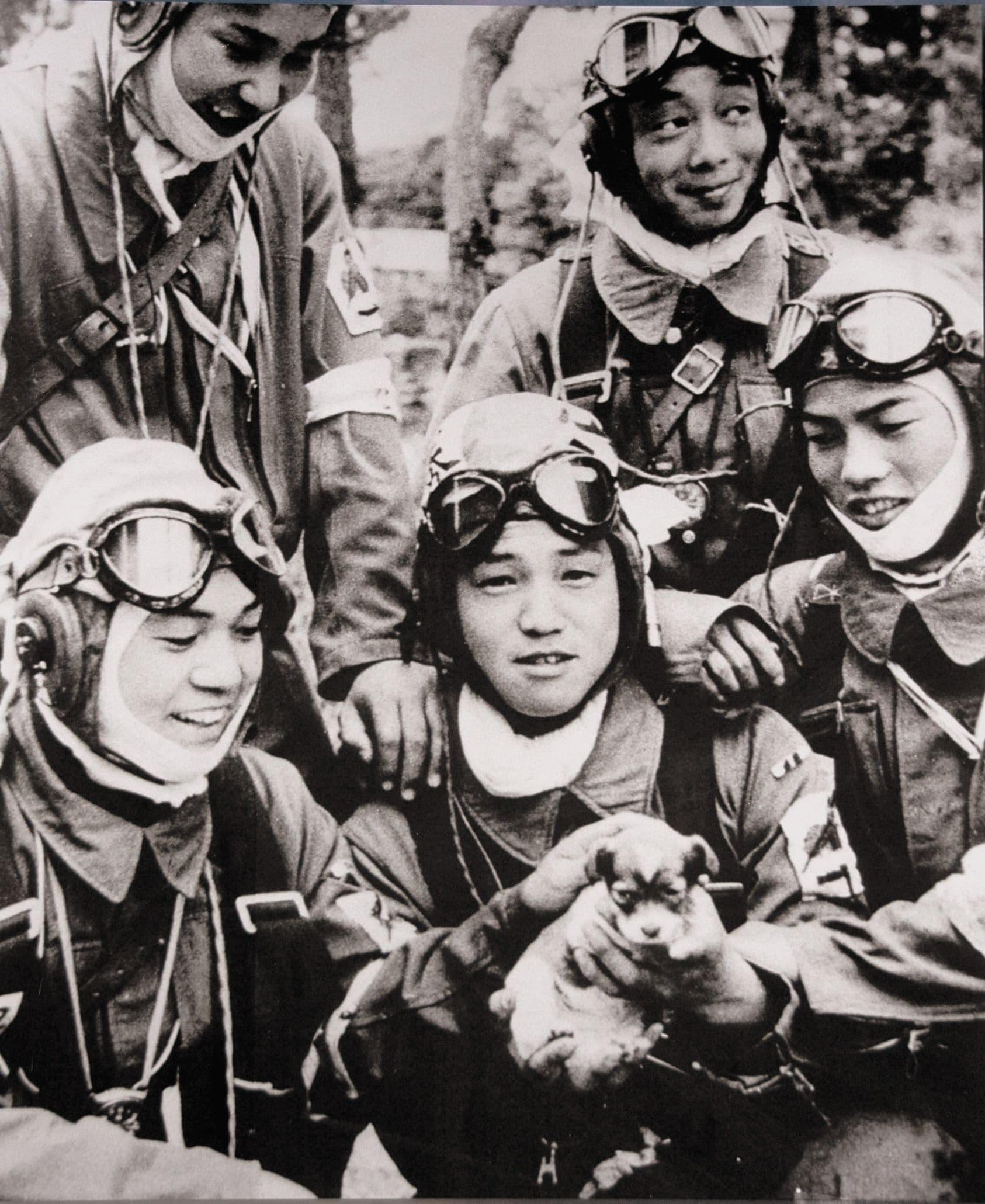 The photo of the Japanese kamikaze pilots taken the day before their mission, Bansei Tokkō Peace Museum