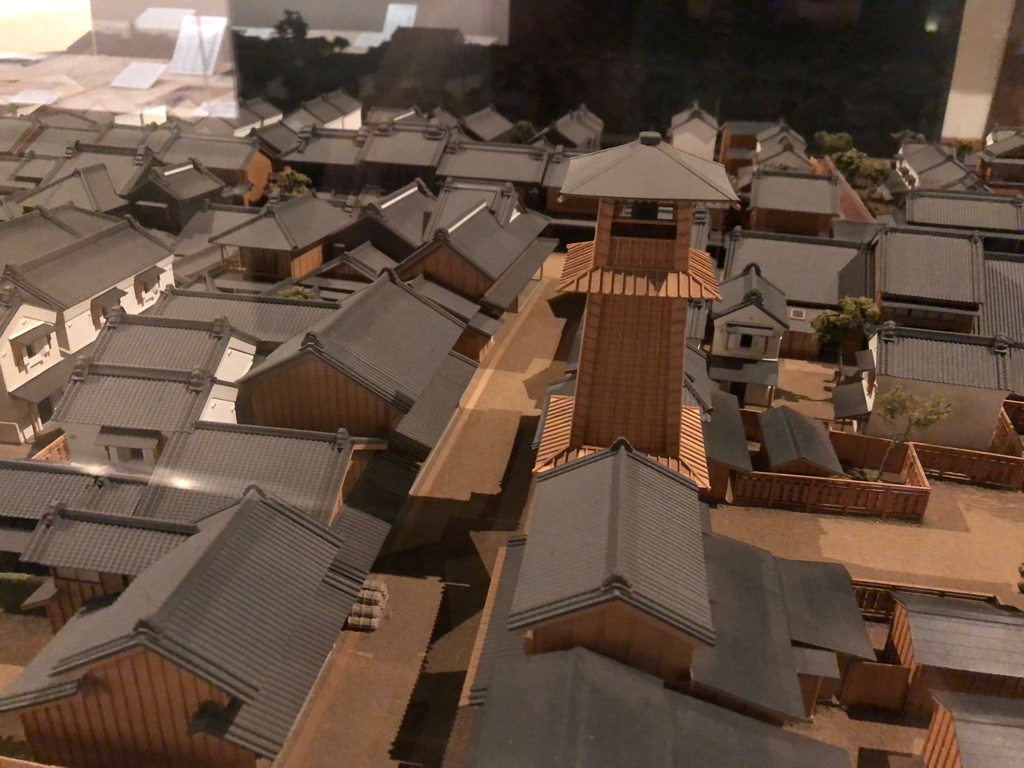 The models of the houses of the Edo era