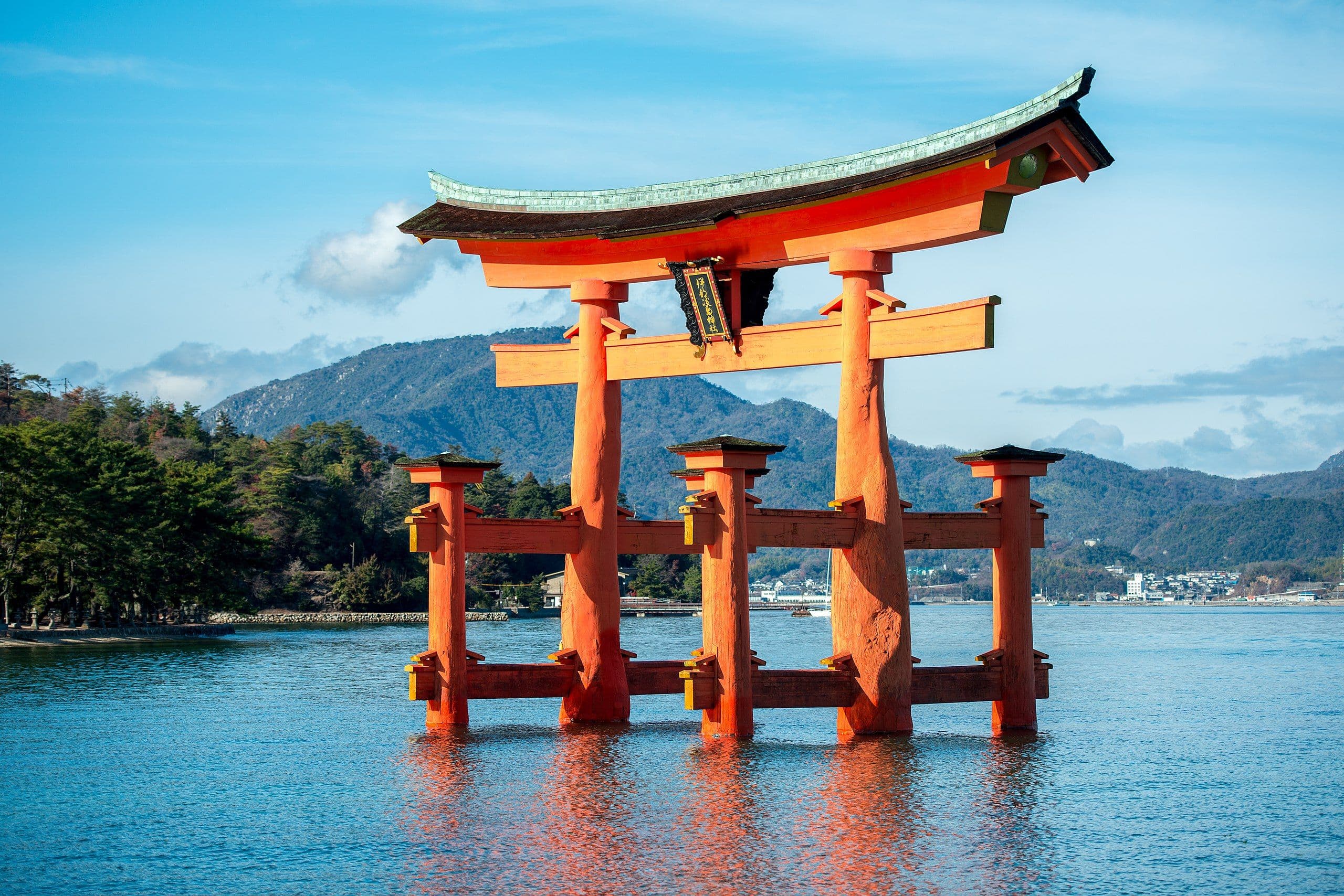 Torii mark the entrance to Shinto shrines and are recognizable symbols of the religion.