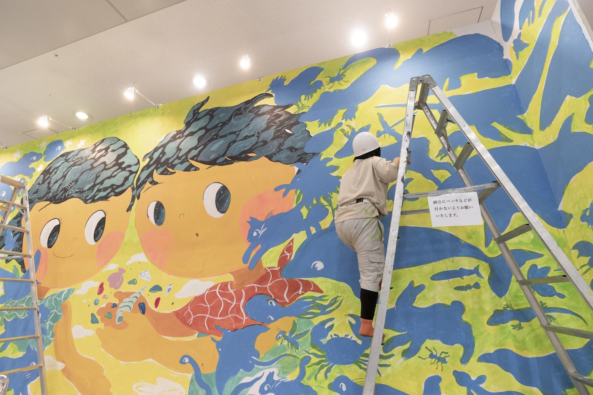 The Live Painting Area at Design Festa